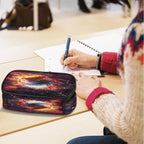 Pardick Pencil Case，Baseball Fire Big Capacity Pencil Pouch Coin Pouch - Image 7