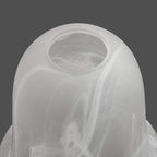 Eumyviv Bell Shaped Alabaster Glass Lamp Shade Replacement - Image 6