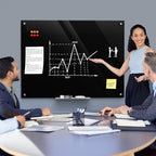 MaxGear Glass Whiteboard Wall Mounted, Frameless Magnetic Dry Erase Board - Image 6