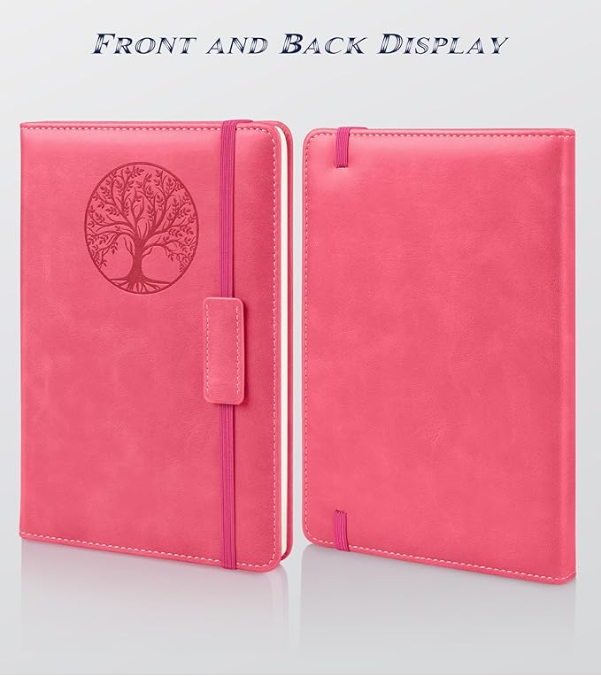 Biuwory Lined Journal Notebook for Women Men, 256 Pages A5 Hardcover Leather - Image 6