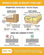 YEAHOME Light Duty Staples for Staple Gun, Suit for Upholstery, General Repairs - Image 4