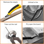 Sunxeke 4Pcs Upholstery Staple Remover Tool Set Including 7inch End Cutting - Image 6