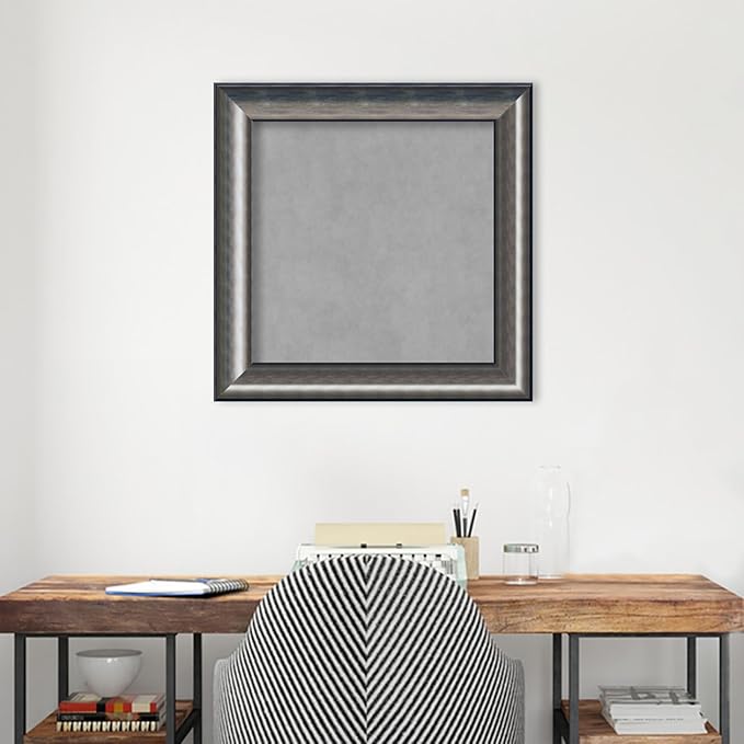 Amanti Art Silver Framed Magnetic Board 26x26 Medium Vision Board - Image 5