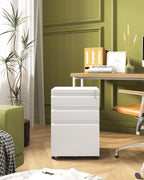 approgreent mobile file cabinet for home office, lockable, view 9