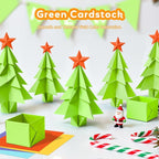 Green Cardstock 8.5 x 11, Colored Card Stock, 40 Sheets Light Green Paper - Image 5