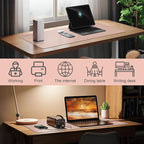 DAWNTREES Desk Mat Protector, PU Leather Desk Pad, Non Slip, Large Mouse Pad - Image 3