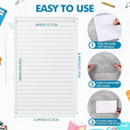 Outus Self Adhesive Shop Ticket Holders Clear Plastic Sleeves Adhesive Pockets - Image 2