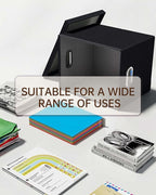 2 Pack File Storage Organizer, Filing Box, Portable File Box - Image 5