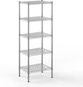 Regal Altair 18" Deep x 24" Wide x 64" Height Wire Shelving Kit | 5-Tier | NSF by Regal+Altair