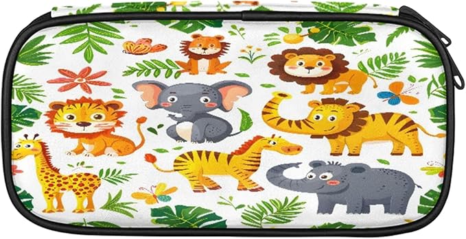 Pardick Pencil Case，Cute Animals Big Capacity Pencil Pouch Coin Pouch - Image 2