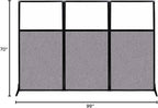 Versare Workstation Partition | Portable Wall Divider | Modern Office Cubicle | - Image 9