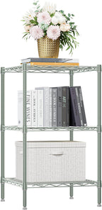 M MZG 750 lbs 3-Shelf Storage Shelves Wire Shelving Unit Standing Metal Rack by MEIGAOPLASTICANDMETALHKCOLIMITED