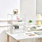 KOKOIN Magnetic Acrylic Clear Shoe Boxes – 360° Transparent Stackable Sneaker - Image 8
