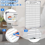 Lincia Project Planning Dry Erase Whiteboard Magnetic Dry Erase Board - Image 3