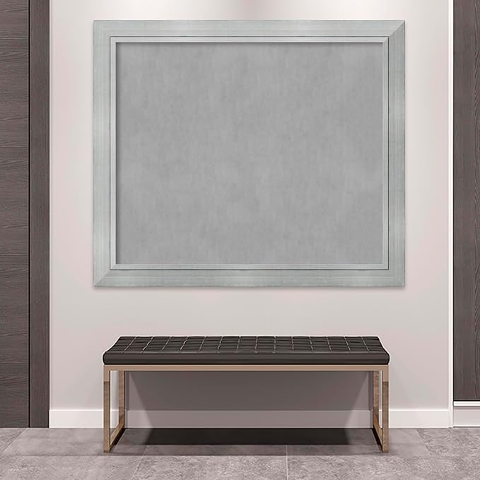 Amanti Art Silver Framed Magnetic Board 47x55 Oversize Vision Board - Image 5