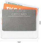 Amazon Basics ID Badge Holders, Horizontal Clear Plastic 3.38" x 2.38" - Image 2
