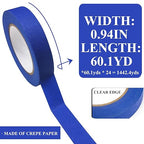 SmaringRobot Blue Masking Tape, Painters Tape, Painting Tape, Original - Image 2