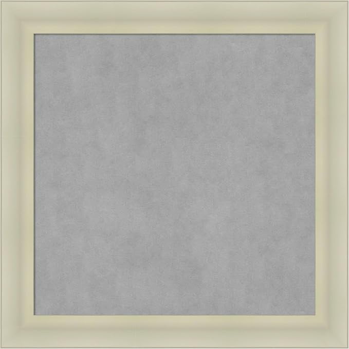 Amanti Art Silver Framed Magnetic Board 29x29 Medium Vision Board by AmantiArt