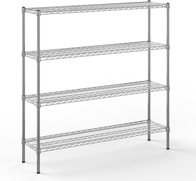 Regal Altair 14" Deep x 54" Wide x 54" Height Wire Shelving Kit | 4-Tier | NSF by Regal+Altair