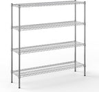 Regal Altair 14" Deep x 54" Wide x 54" Height Wire Shelving Kit | 4-Tier | NSF by Regal+Altair