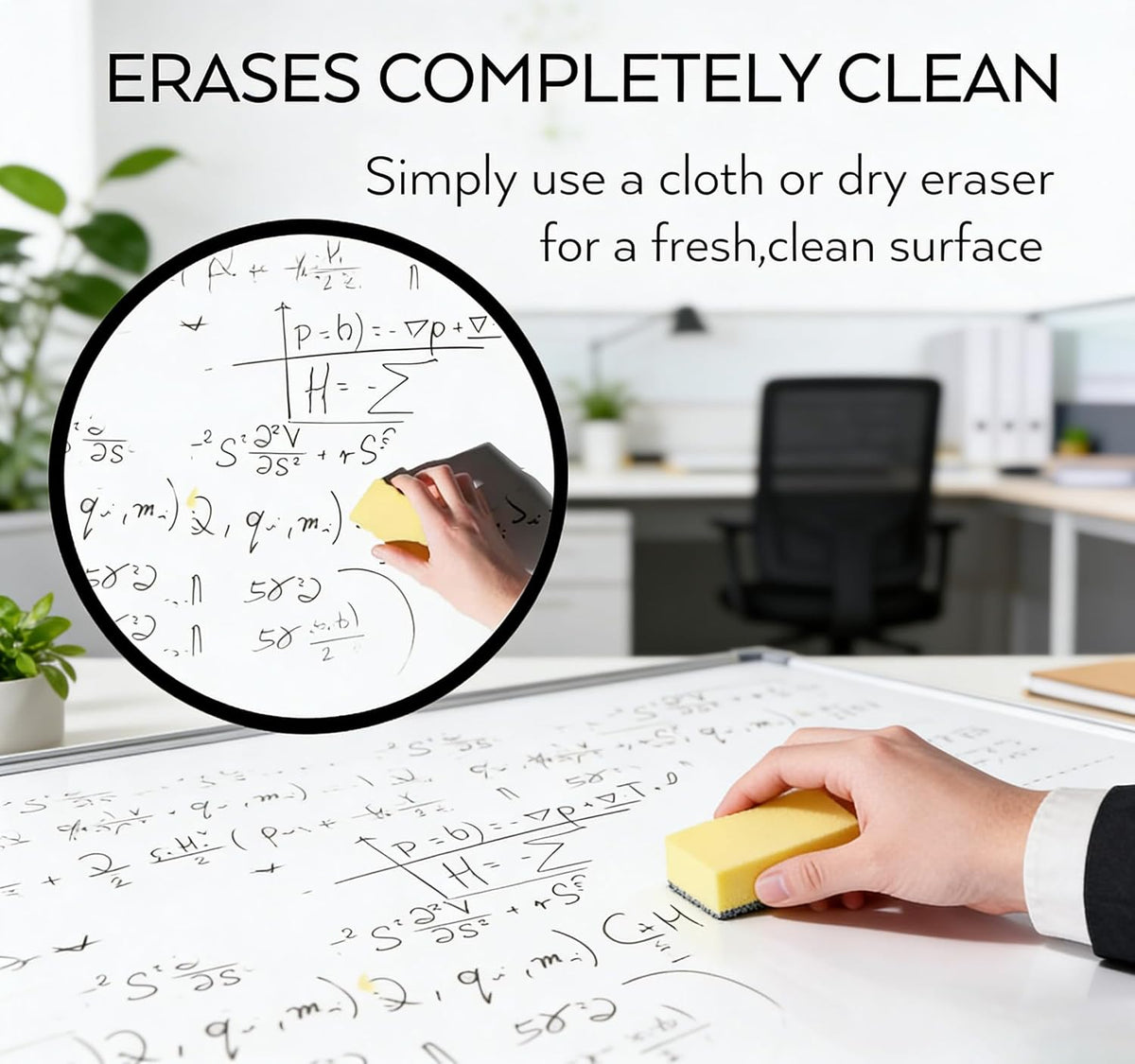 Dry Erase Markers Bulk, 144 Pack Black Whiteboard Markers, Chisel Point Low O...
