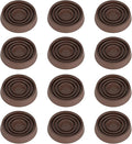 Furniture Coasters, 1.5X1.5 Rubber Caster Cups Non Slip Furniture Pads Non Skid by VOCOMO