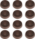 Furniture Coasters, 1.5X1.5 Rubber Caster Cups Non Slip Furniture Pads Non Skid by VOCOMO