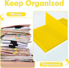 Two Pocket Folders, PANDRI 30 Pack 2 Pocket Folders, Letter Size Paper File - Image 3