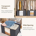 Lifewit Large Capacity Clothes Storage Bag Organizer - Image 5