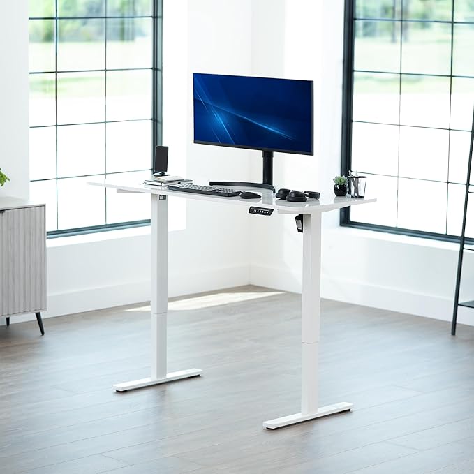 VIVO Electric Dry Erase 60 x 24 in Standing Desk, Memory Height Adjustment - Image 2
