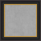 Amanti Art Black Framed Magnetic Board 26x26 Medium Vision Board by AmantiArt