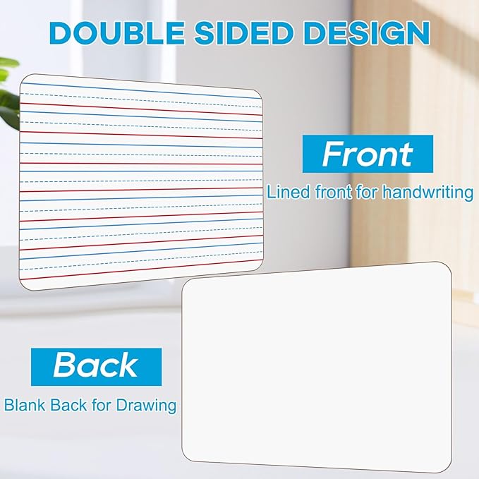 COYMOS 6 Pack Small White Board - Image 5