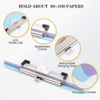 TFDLCG zm Clipboard with Pen Holder, Standard Letter Size A4, Thickened Clip - Image 5