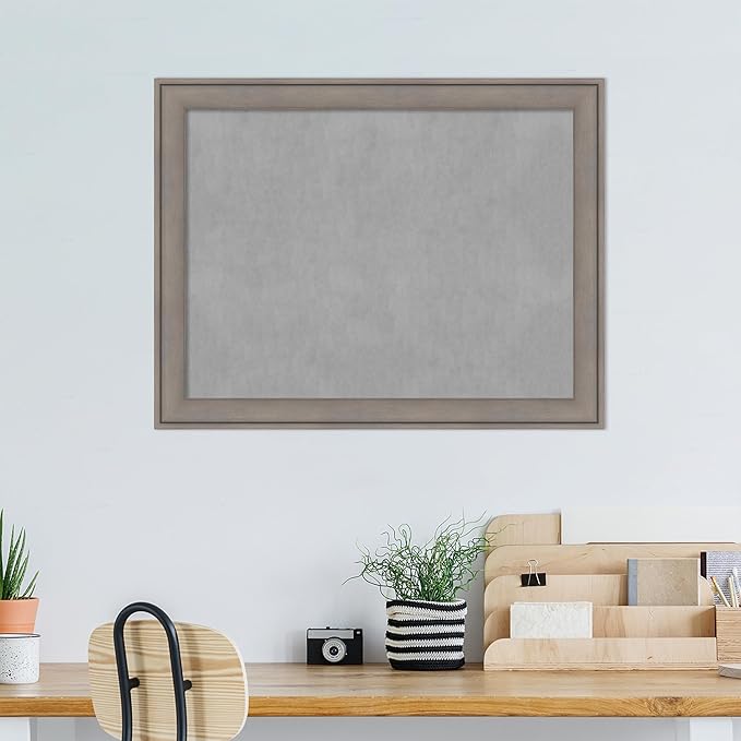 Amanti Art Grey Framed Magnetic Board 21x27 Medium Vision Board - Image 5