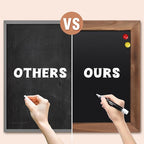 SELEAD 100% Real Wood Frame Magnetic Chalkboard Words Sign - Image 7