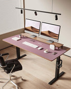 YSAGi Leather Desk Protector, Office Mat, Large Mouse Mat, Non-Slip PU Leather - Image 3