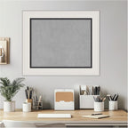 Amanti Art Silver Framed Magnetic Board 22x26 Small Vision Board - Image 6