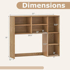 Tangkula Desktop Bookshelf, 3-Tier Desk Display Rack Organizer - Image 3