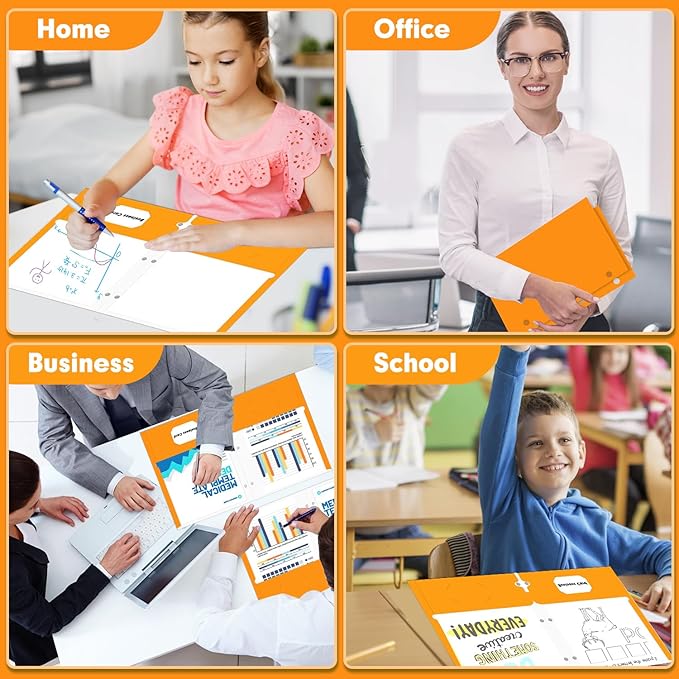 Two Pocket Portfolio Folders, PANDRI 60 Pack 3 Hole Punched 2 Pocket Folders - Image 7