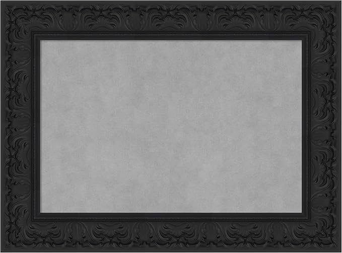 Amanti Art Black Framed Magnetic Board 23x31 Medium Vision Board by AmantiArt
