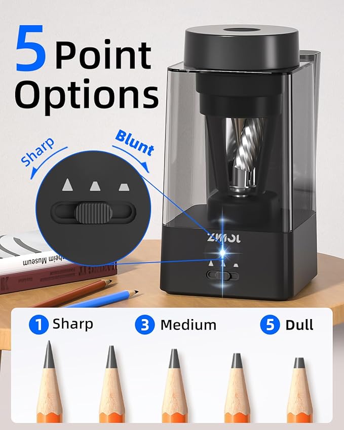 Zmol Full Automatic Electric Pencil Sharpener - Image 3