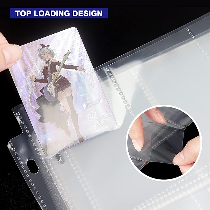 36 Pack 9 Pocket Page Protector, Holds 324 Cards, Trading Card Sleeves Page - Image 5