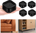 shouwuhho 4 Pack Furniture Risers Adjustable Bed Risers Heavy Duty Lifts Height by EnjoyLifeEnjoyHappiness
