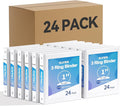 SUNEE White Binders 1 Inch 24 Pack Bulk by SUNEE