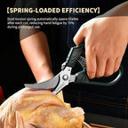 IOPIDHO Heavy Duty Poultry Shears, Kitchen Shears - Image 4