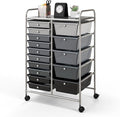 GLACER 15 Drawers Rolling Cart, Storage Cart by GLACERGrowupinhappiness