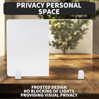 Nisorpa Desk Divider Privacy Panels Acrylic Partitions - Image 9