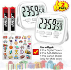 AyayaBoss 2-Pack Magnetic Kitchen Timers - Image 3