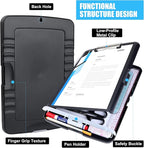 Black Clipboard with Storage Heavy Duty, TFDLCG zm Clip Boards 8.5x11 with Pen - Image 6