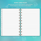 Clever Fox Password Book Spiral – Mini Internet Address & Password Organizer - Image 6